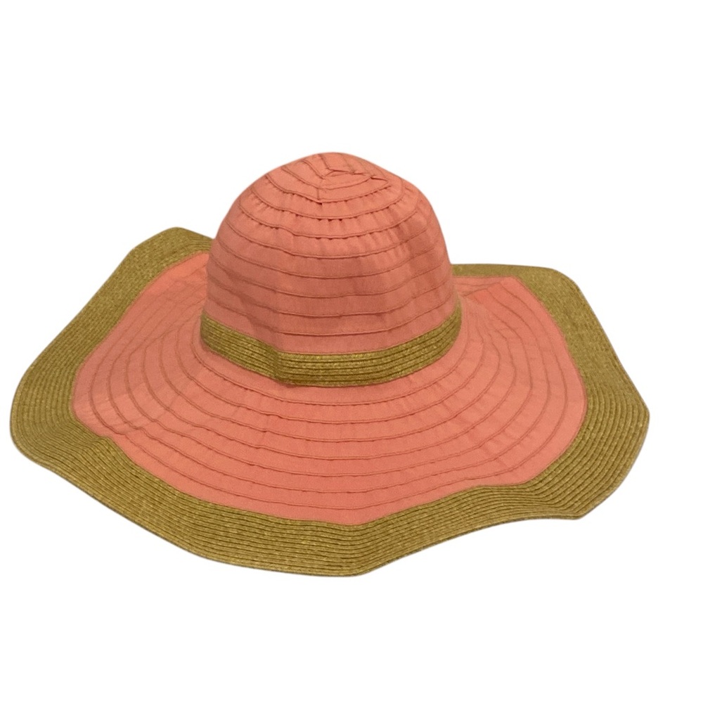 Floppy Summer Hat Peach Salmon / Excellent Like-New Condition - Picture 3 of 4
